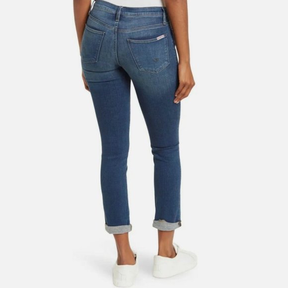 New Hudson Size 28 Natalie Midrise Slim Boyfriend Crop Jeans in MARGARITA - Picture 2 of 13